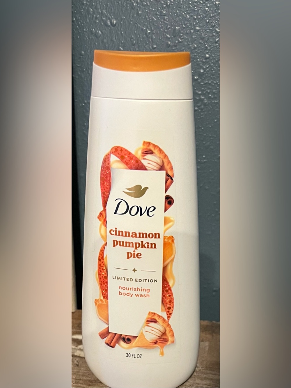 Dove Limited Edition Cinnamon Pumpkin Pie Holiday Treats Body Wash 20 Oz New!